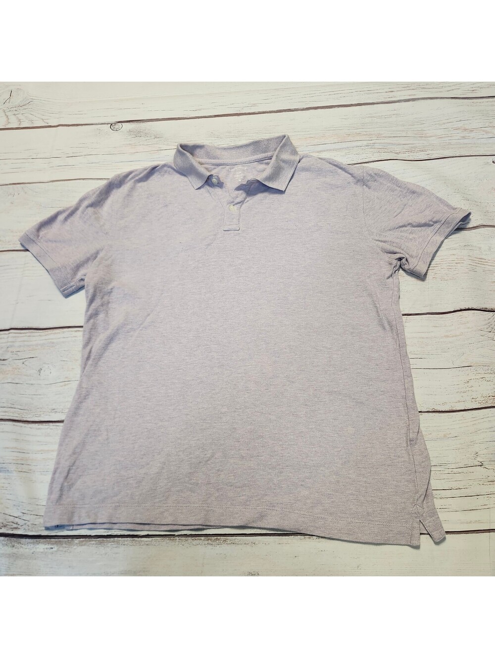 Banana Republic Light Purple Pique Polo Shirt Medium